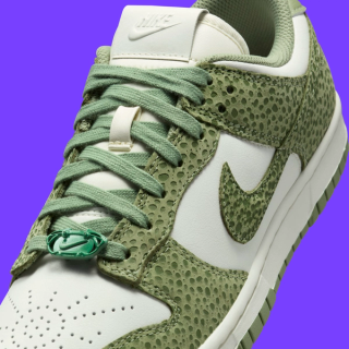 Safari Print and Sun-Style Perforations Surface on the Nike